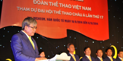 Lễ xuất quân đoàn Thể thao Việt Nam tham dự ASIAD 17 - 2
