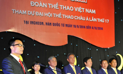 Lễ xuất quân đoàn Thể thao Việt Nam tham dự ASIAD 17 - 3