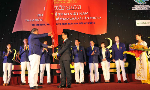 Lễ xuất quân đoàn Thể thao Việt Nam tham dự ASIAD 17 - 5