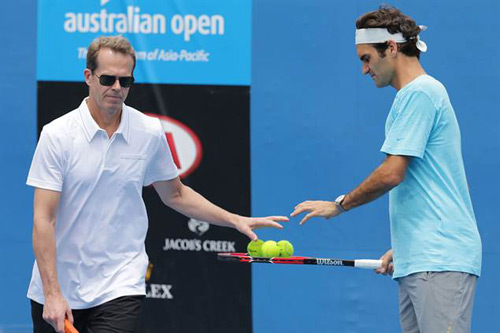 Hai quý tử sinh đôi nhà Federer lần đầu lộ diện - 9