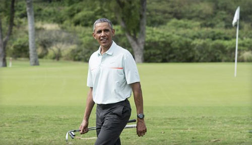 Tổng thống Obama & tình yêu golf cháy bỏng