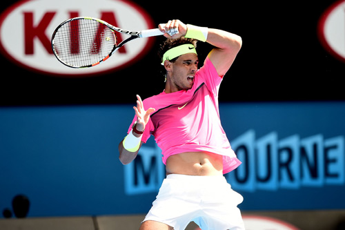 Hot shot: Federer, Nadal thi nhau lập ''siêu phẩm'' - 2