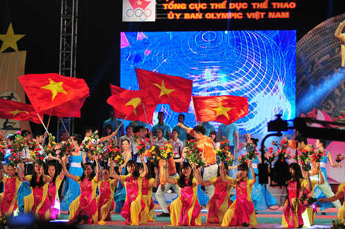 Tưng bừng lễ xuất quân đoàn TTVN tham dự SEA Games 28 - 11