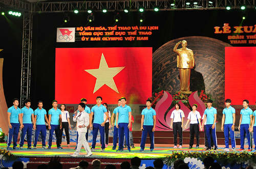 Tưng bừng lễ xuất quân đoàn TTVN tham dự SEA Games 28 - 8
