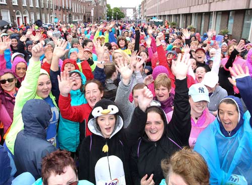 Giải marathon có số lượng thí sinh nữ 