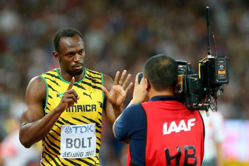 Hạ Gatlin, Bolt hoàn tất cú đúp HCV thế giới