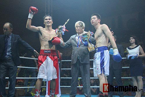 Boxing: Lừu Thị Duyên tung seri đòn hạ võ sĩ Hàn Quốc - 7