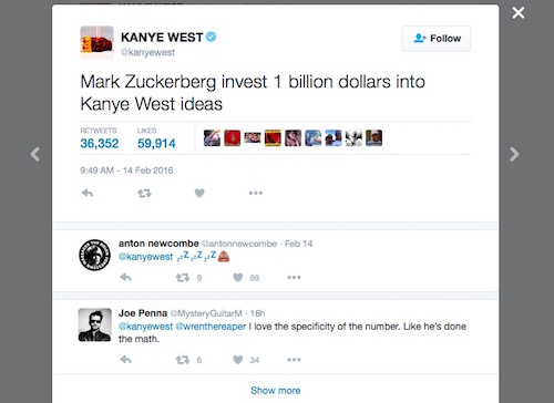 Nợ "ngập đầu", nam rapper người Mỹ xin Mark Zuckerberg 1 tỷ USD - 2